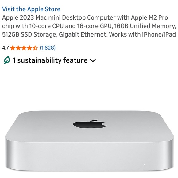 Apple 2023 Mac mini Desktop Computer, M2 Pro chip, 10‑core CPU, 16GB, 512GB SSD - Picture 2 of 16